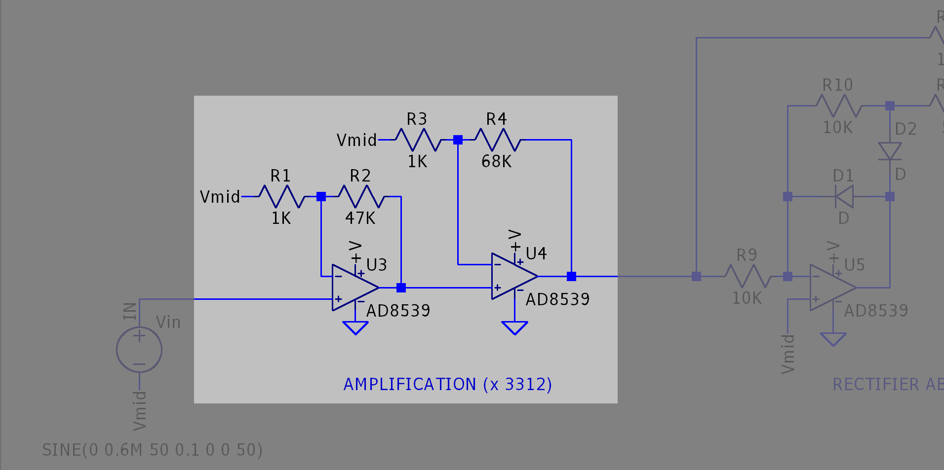 Coil signal amplification